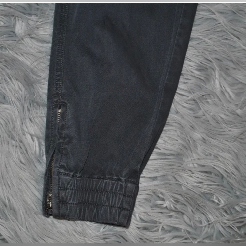SPANX Stretch Twill Cargo Jogger Dark Gray/Charcoal Size M Womens - Picture 6 of 8